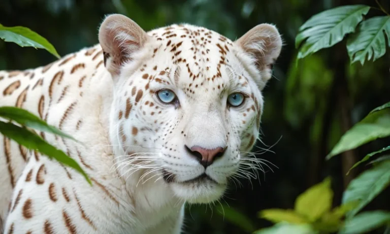 The Rare Albino Jaguar