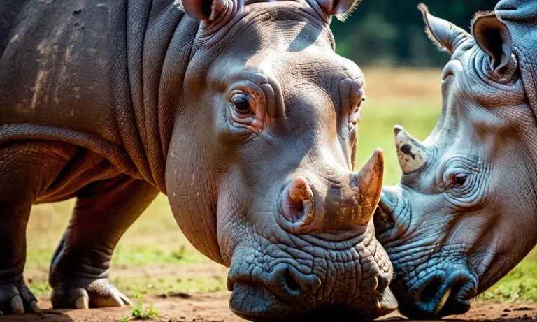 Are Hippos And Rhinos Related?