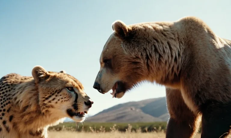 Bear Vs Cheetah: Who Would Win In A Fight?