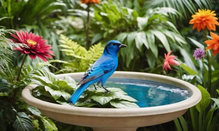 What Is The Best Color For A Bird Bath?