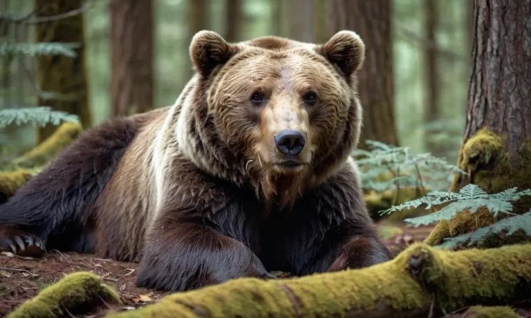 Why Do Brown Bears Lay Down? A Detailed Explanation