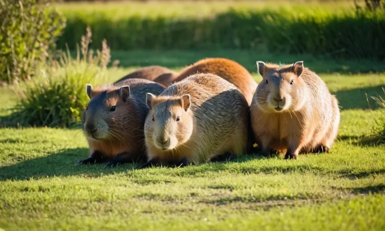 The Sleep Habits Of Capybaras