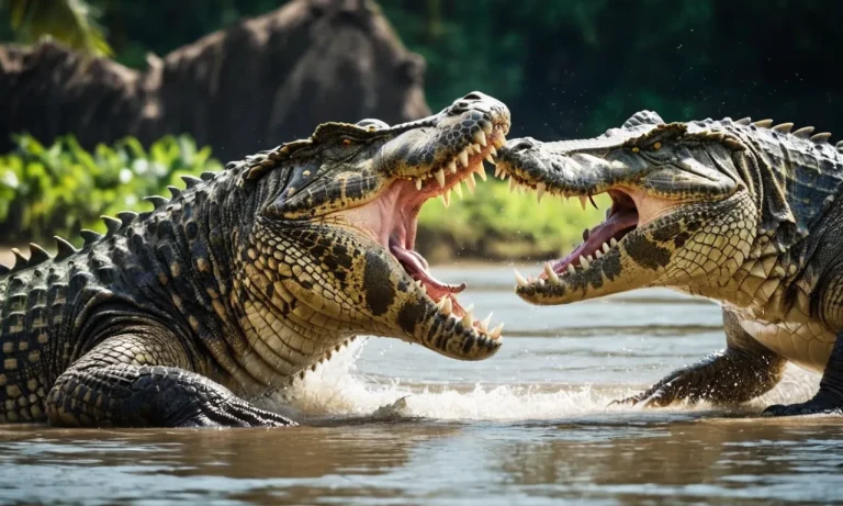 Do Crocodiles Fight Each Other?