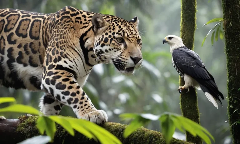 Do Jaguars Eat Harpy Eagles? A Detailed Look At The Predator-Prey Relationship Between Jaguars And Harpy Eagles