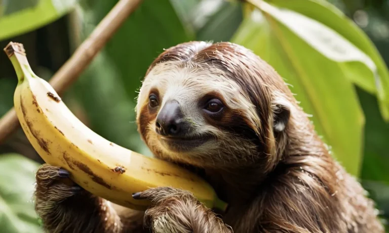 Do Sloths Eat Bananas? A Comprehensive Look