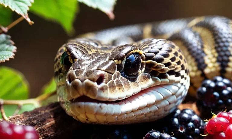 Do Snakes Eat Blackberries? A Detailed Look At Snake Diet And Behavior