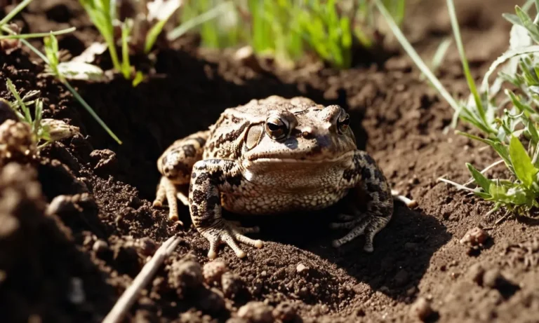 Do Toads Live Underground?