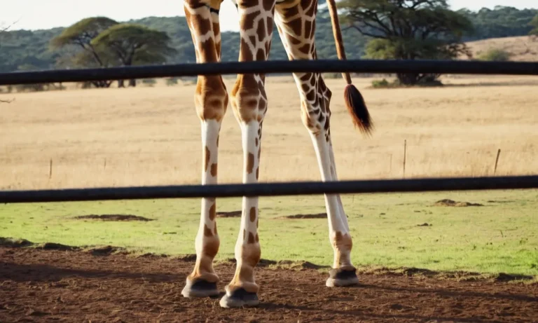 How Many Knees Does A Giraffe Have? A Detailed Look At Giraffe Anatomy