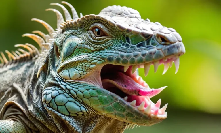 Why Do Iguanas Open Their Mouths? A Detailed Look At This Curious Behavior
