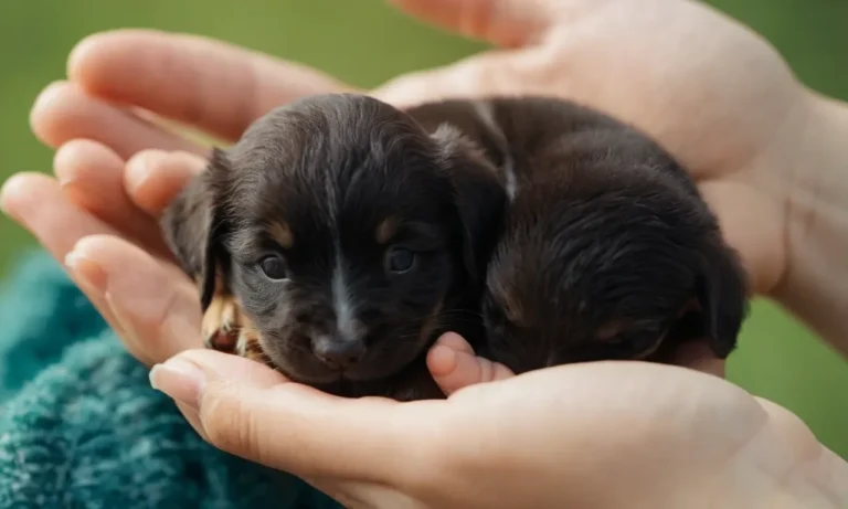Is It Bad To Hold Newborn Puppies Too Much?