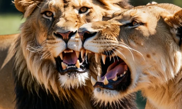 Why Do Lions Bite When They Mate?