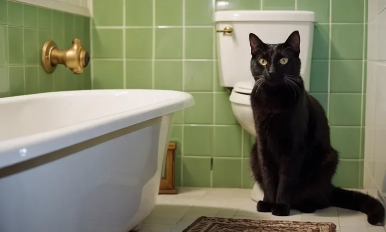 Why Does My Cat Watch Me Poop? The Reasons Behind This Curious Behavior