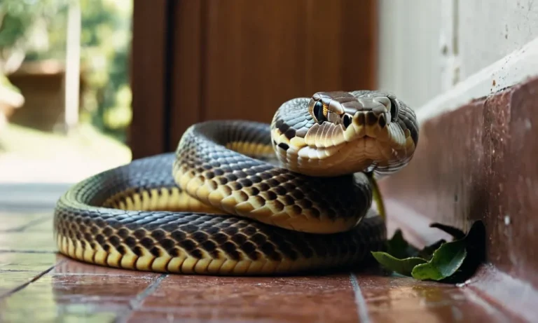 Will A Snake Leave A House On Its Own?